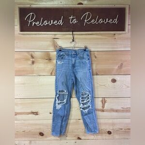 American Eagle Highest Rise Baggy Straight Jeans